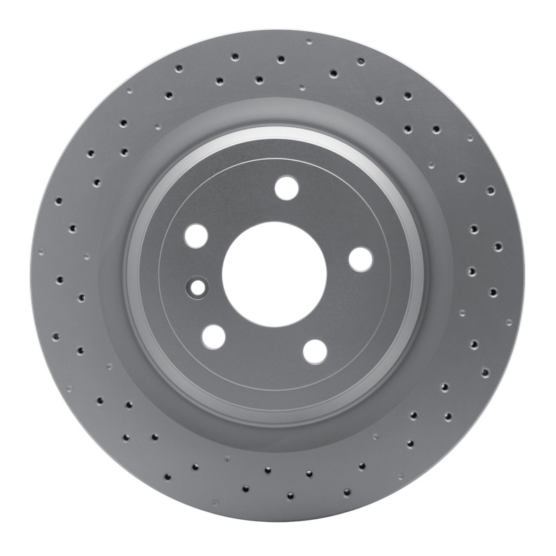 Mercedes-Benz ML350 Brake Rotor (1) - Rear - R1 Concepts - Drilled GeoSPEC Coated - `12-`15 Mercedes-Benz ML350 Brake Rotor (1) - Rear - R1 Concepts - Drilled GeoSPEC Coated - `12-`15